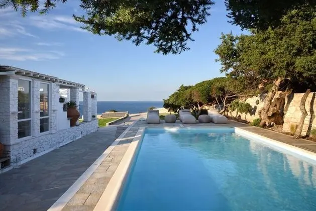 Amalgam Homes Paros Beachfront Luxury Villa Agia Thalassa Beachfront Private Pool Villa