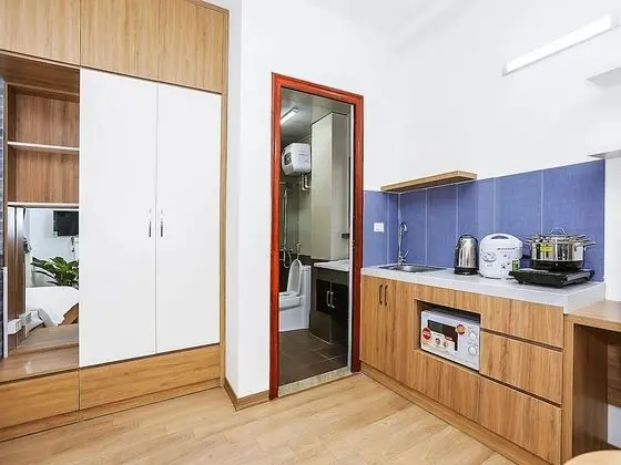 Amazing NYT Home Balcony Cozy Studio - Mutfak