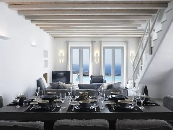 Ammos Villas In Houlakia - İç Mekan
