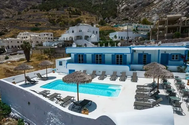 Ancient Thera Studios Kamari & Swimming Pool - Dış Mekan