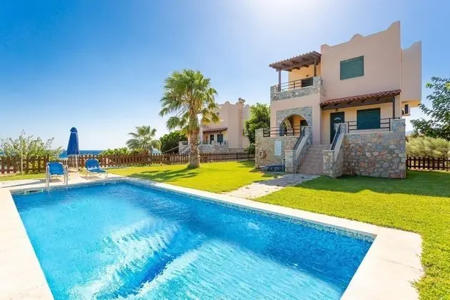 Andreas Beach Villa Large Private Pool Walk to Beach Sea Views A C Wifi Car Not Required - 1654