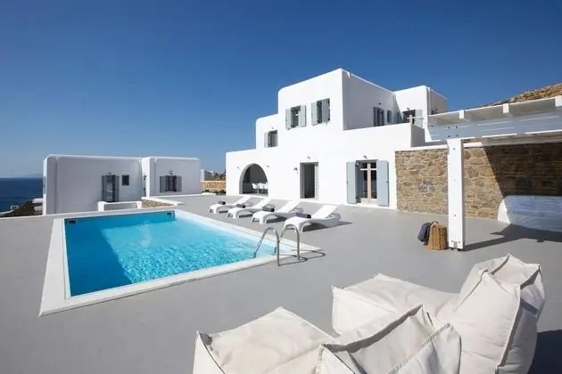 Villa Anemos Petra Sea View of Mykonos - Havuz