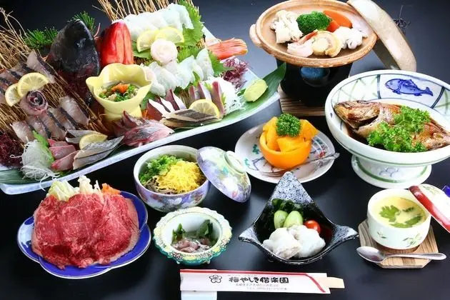 Aoyagibekkan Umeyashiki Kairakuen - Yerinde Yemek