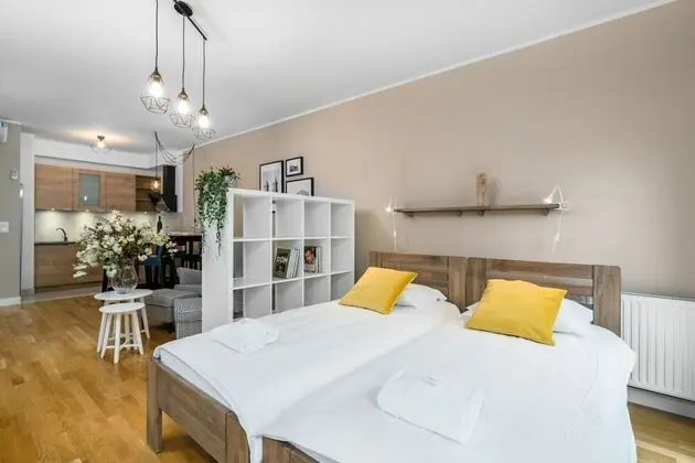 Apartament Black & White Mostowa - Oda