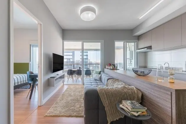 Apartamento Completo com Sacada e Vaga Vila Ol Mpia