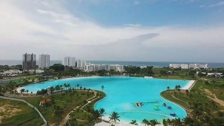 Apartamento en Playa Blanca Town Center - Havuz