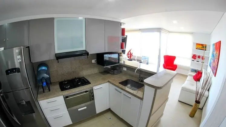 Apartamento Rodadero - Brisas del Mar - Mutfak