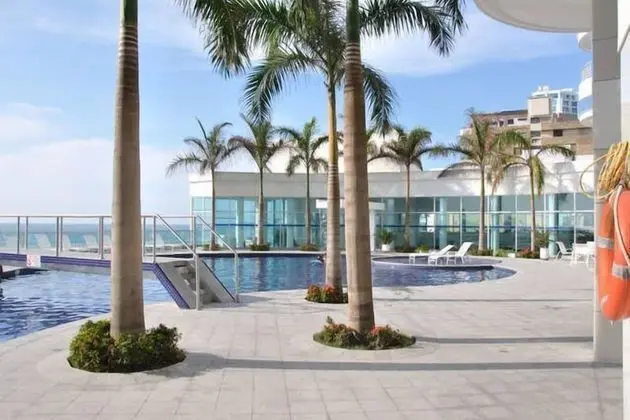 Apartamentos frente al mar Cartagena - Edificio Palmetto - Havuz