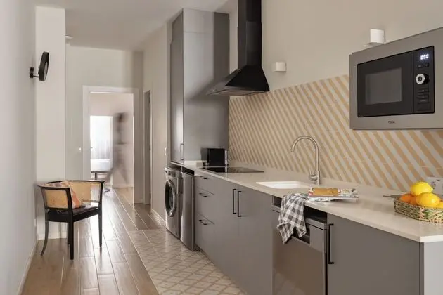 Apartamentos Líbere Valencia Jardín Botánico - Mutfak