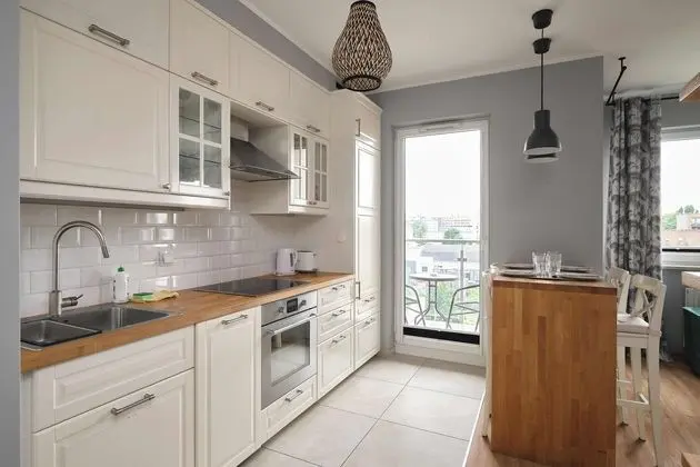 Apartamenty City View od WroclawApartament-pl - Mutfak