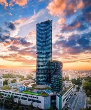 Apartamenty Sky Tower z wanną przy oknie - Dış Mekan