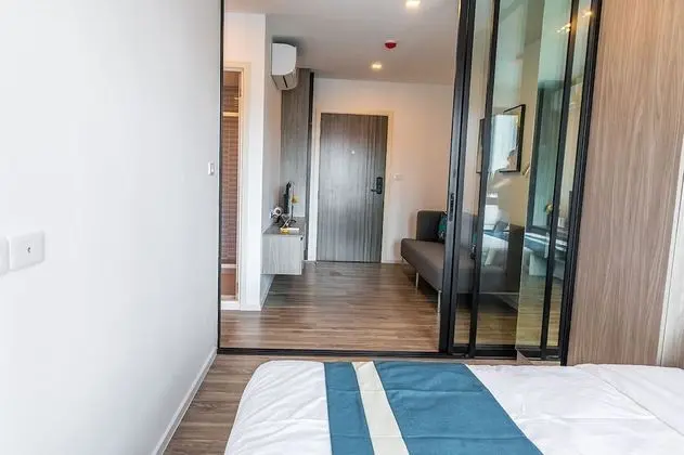 Apartment 450m from BTS with Sky Pool - bkbloft3 - İç Mekan