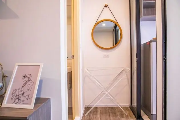 Apartment 450m from BTS with Sky Pool - bkbloft9 - İç Mekan
