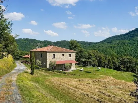 Apartment in a Modern Holiday Home With Swimming Pool in Anghiari - Dış Mekan