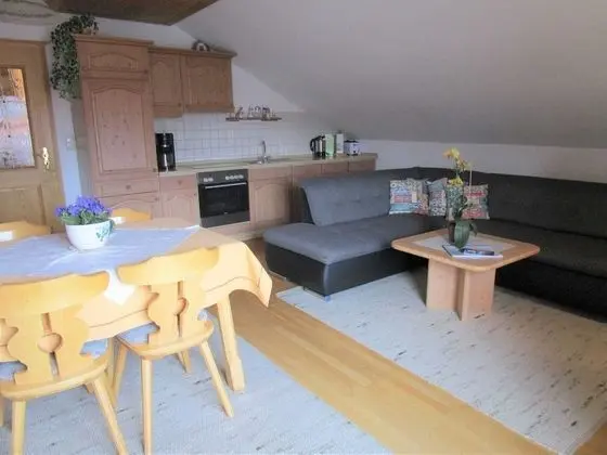 Apartment in the Allgäu With View of the Bavarian Alps - Mutfak