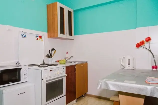 Apartment Economy on Baykalskaya 234B-4-18 - Mutfak