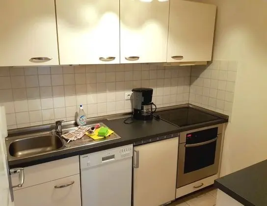 Apartment on the Elbe Ferry - Apartment for 2 - 3 People - Mutfak