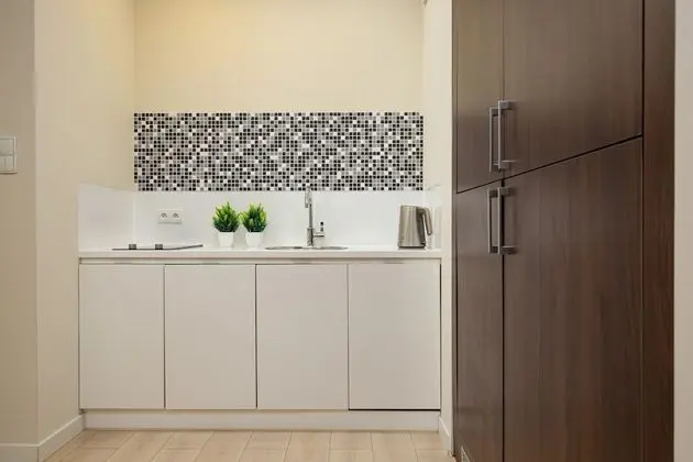 Apartment Gieldowa in Warsaw - Mutfak