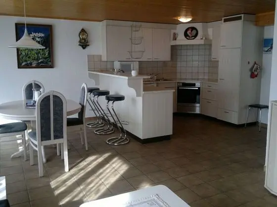 Apartment in Grachen With Balcony, Garden Furniture, Parking - Mutfak