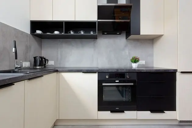 Apartment Grzybowska Warsaw by Renters - Mutfak