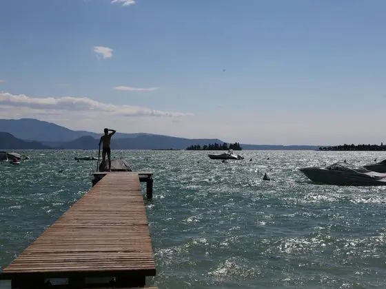 Apartment on Lake Garda in Manerba With Pool