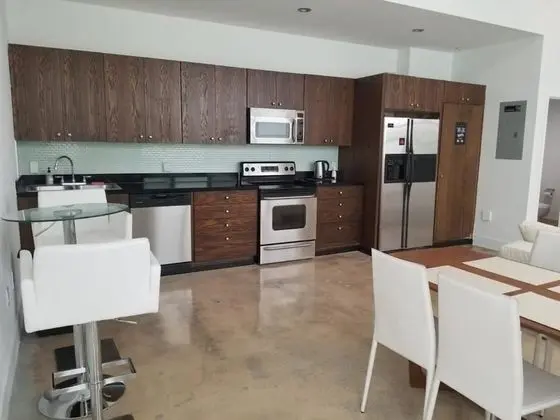 Apartment With one Bedroom in Miami Beach, With Enclosed Garden and Wifi - Near the Beach - Mutfak