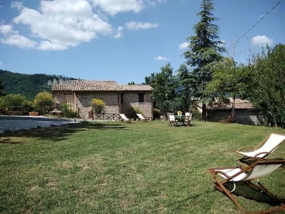 Apartment in Pennabilli With Garden, Garden Furniture, BBQ - Dış Mekan