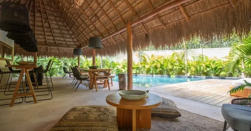 Apartment with Private Hot Tub in Tulum - Dış Mekan