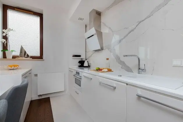 Apartment Sea Towers Gdynia by Renters - Mutfak