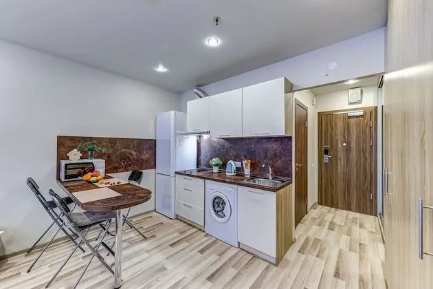 Apartment Vesta near Prosvesheniya - Mutfak