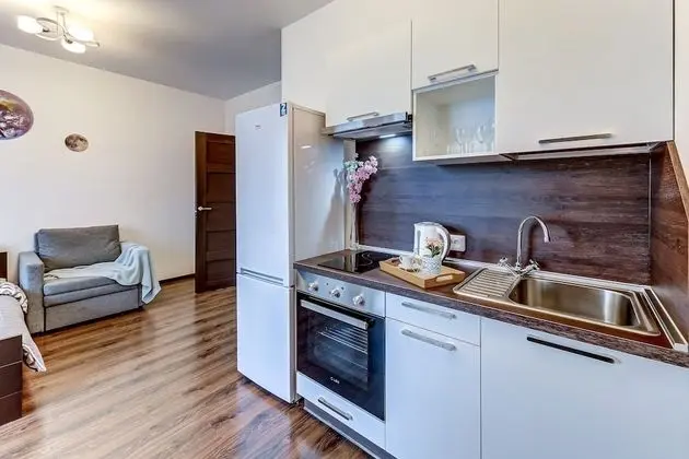 Apartment Vesta on Pleseckaya - Mutfak