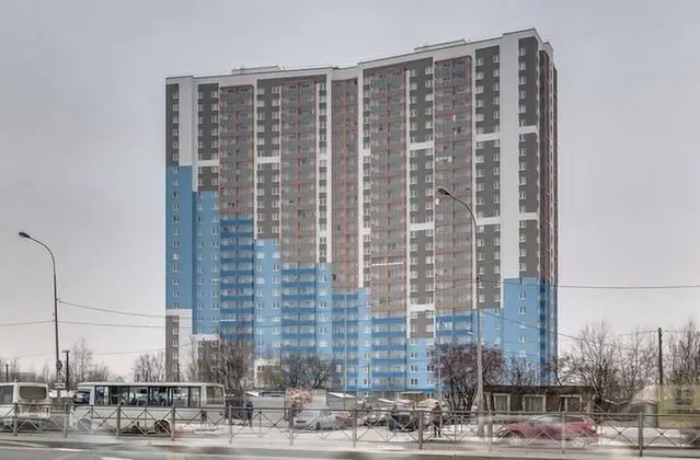 Apartment Vitebskiy prospekt 101 Bldg 2 - Dış Mekan