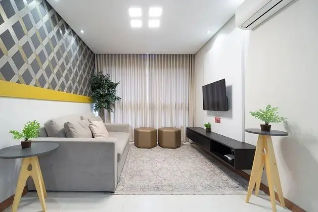 Apto Moderno De 2 Quartos em Gramado