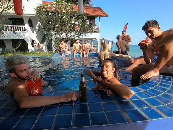 Asia Blue - Beach Hostel Hacienda - Budget Double Room - Mülk Olanakları