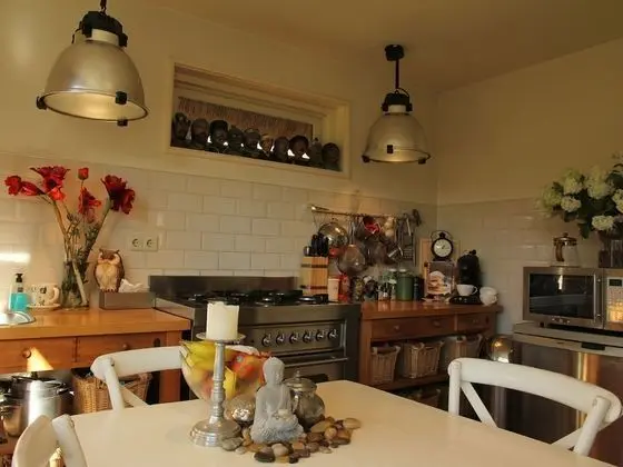 Atmospheric Well Kept Country House near Bergen aan Zee - Mutfak