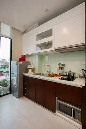 Au Coeur d'Hanoi Apartment - Mutfak