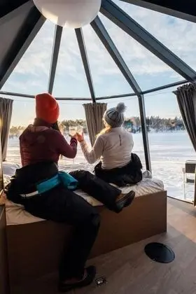 Aurora Hut Dundret Lapland - Oda