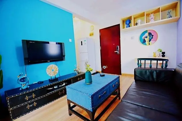 Avatar Blue Fantasy Large Queen Bed Center Futian