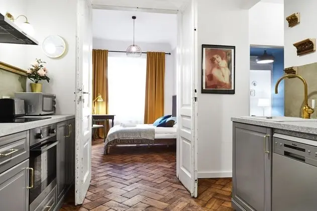 Awesome Apartments Krakowska Street - Mutfak