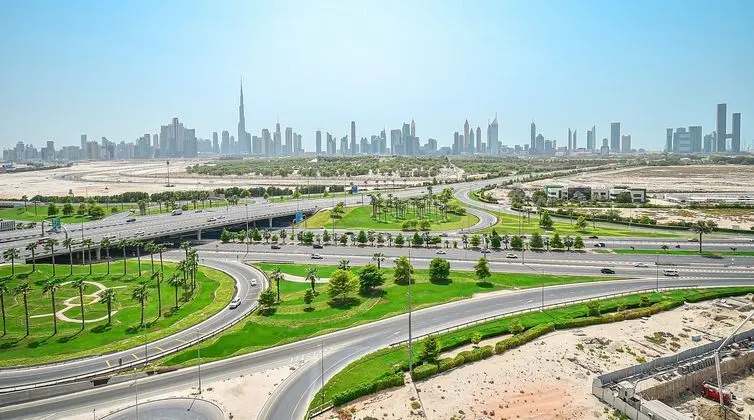 Azizi Studio Apt with Burj Khalifa View - Dış Mekan
