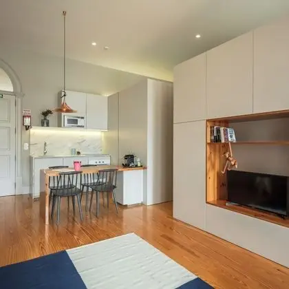 Baumhaus Serviced Living - Art & Design Apartments - Mutfak