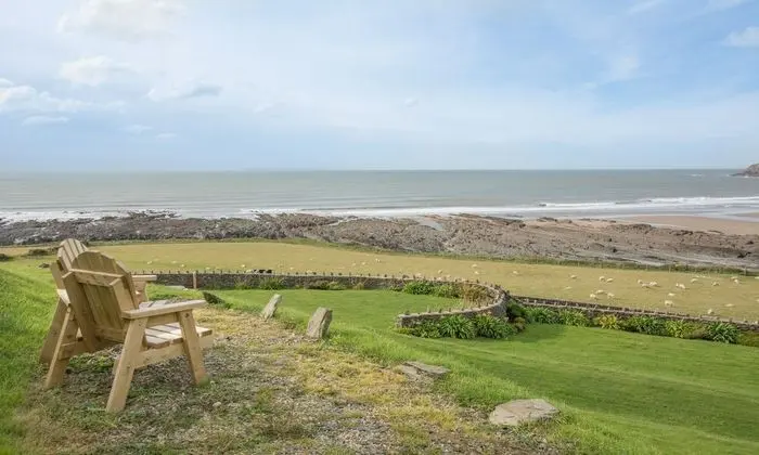 Beach Breeze Croyde 2 Bed, Sleeps 4-5, Sea Beach Views - Dış Mekan