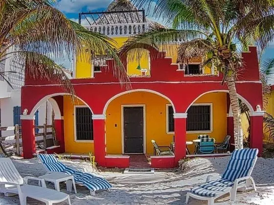 Beachfront 5 Bedroom Hacienda del Cuyo - Havuz