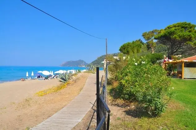 Beachfront Holiday House Yannis on Agios Gordios Beach in Corfu