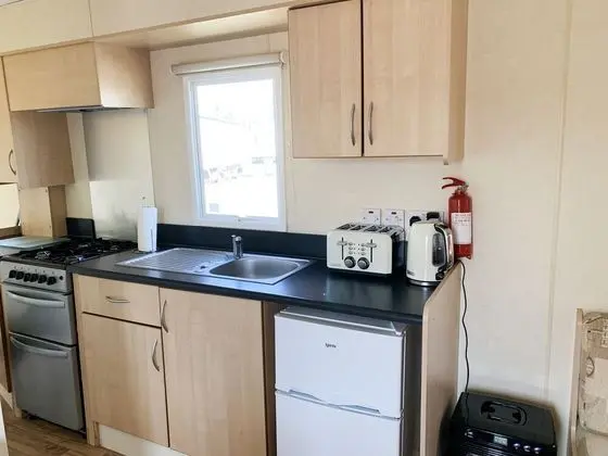 Beautiful 3-bedroom Caravan at Mersea Island - Mutfak
