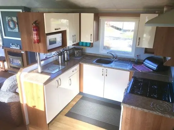 Beautiful 3 Bedroom Caravan on Southview Skegness - Mutfak