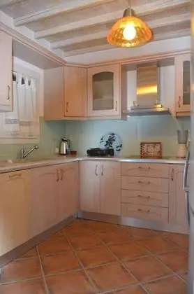 Beautiful Apt In Ano Mera Village - Mutfak