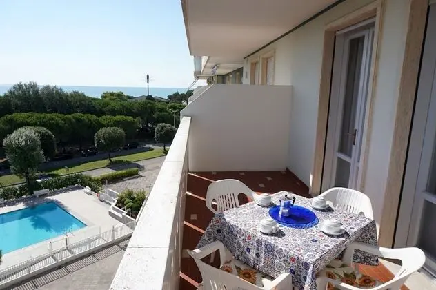 Beautiful Beachfront Apartment With Terrace Sea View and Swimming Pool