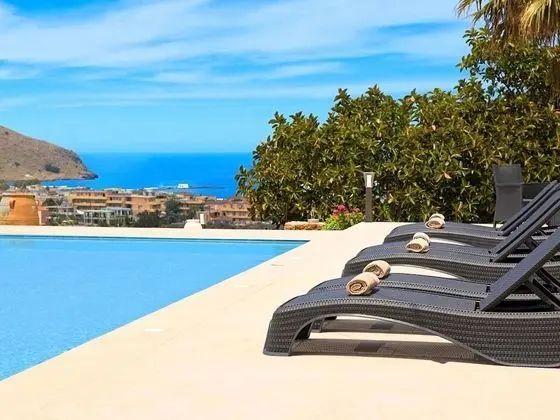 Beautiful Large Villa With Pool and sea View at Nice Georgioupolis