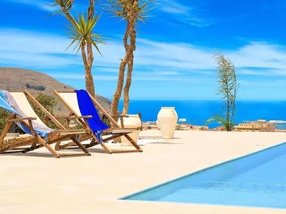 Beautiful Large Villa With Pool and sea View at Nice Georgioupolis - Havuz